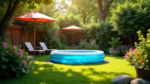 Adaptez votre petit jardin avec une mini piscine coque