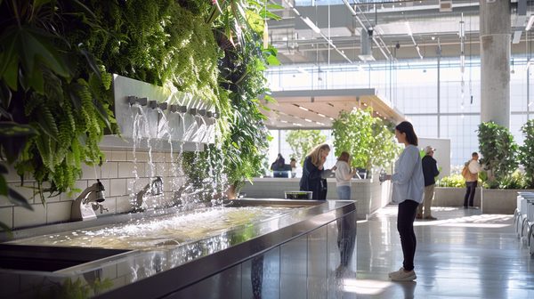 Fontaine à eau entreprise : une solution écologique et économique